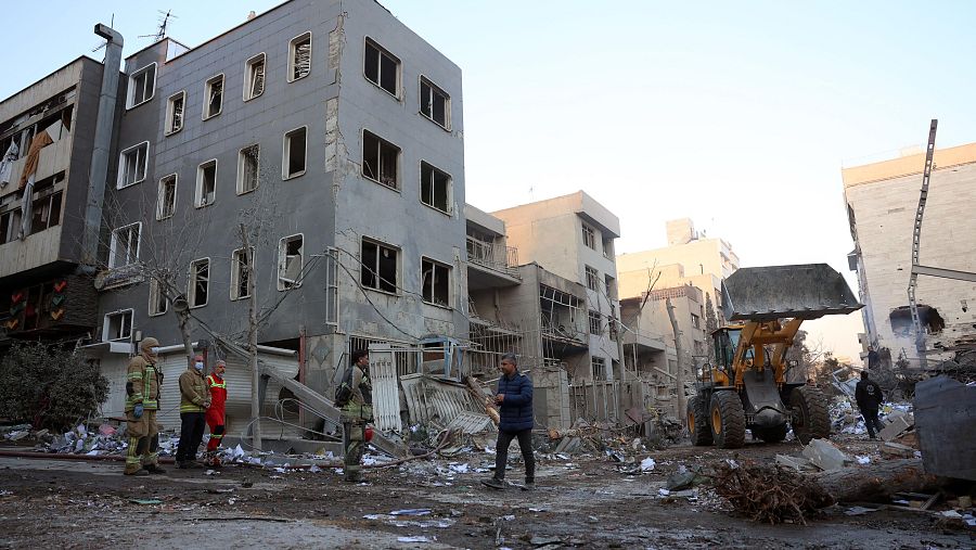 Las imágenes de la destrucción de los ataques de Estados Unidos e Israel en Irán