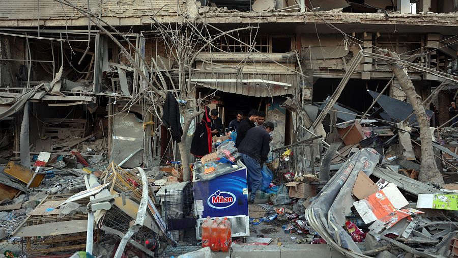 Las imágenes de la destrucción de los ataques de Estados Unidos e Israel en Irán