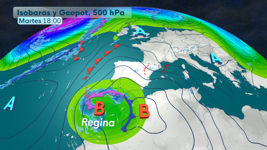 Nueva borrasca de gran impacto: Regina