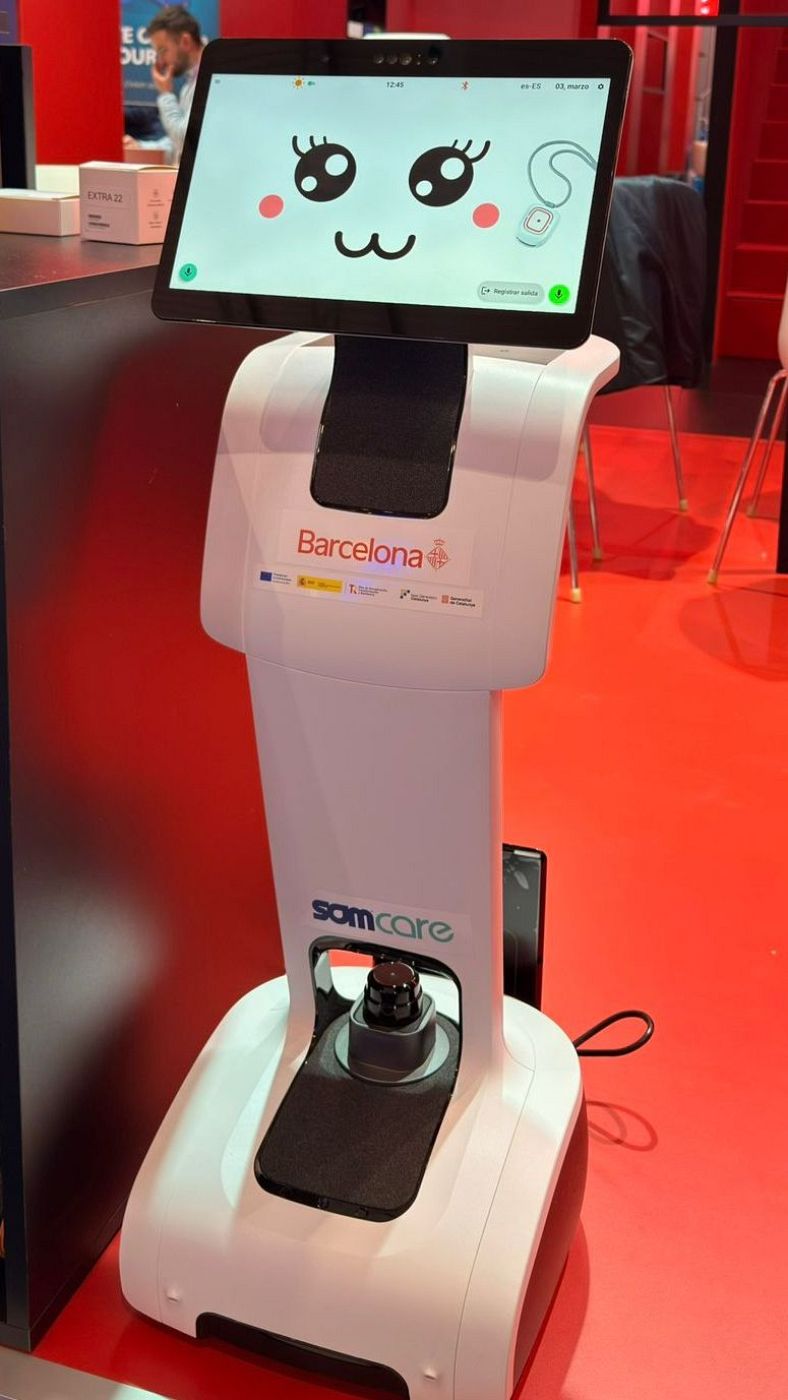 Robot de asistencia doméstica que se usa en 600 hogares barceloneses