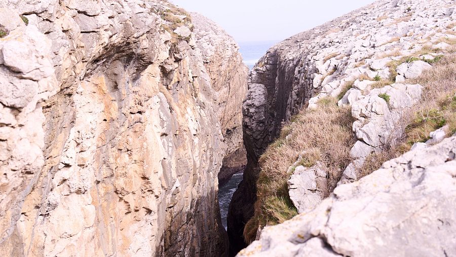 Senda litoral de Santander: colapso de una pasarela en El Bocal.