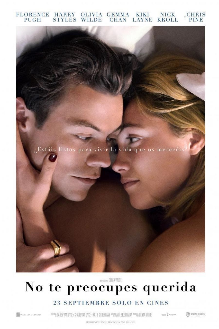 No te preocupes, querida: trailer sexy y cartel muy íntimo