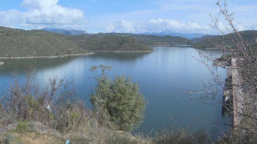 L'embassament de Rialb, de la conca de l'Ebre, al 90% de la seva capacitat