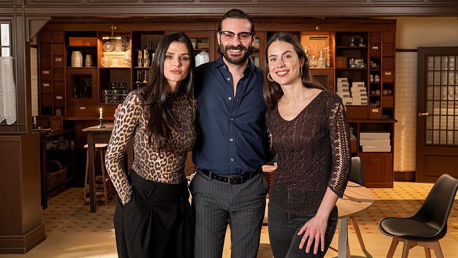 Sabela Arán, Ibrahim Al Shami y Miren Arrieta