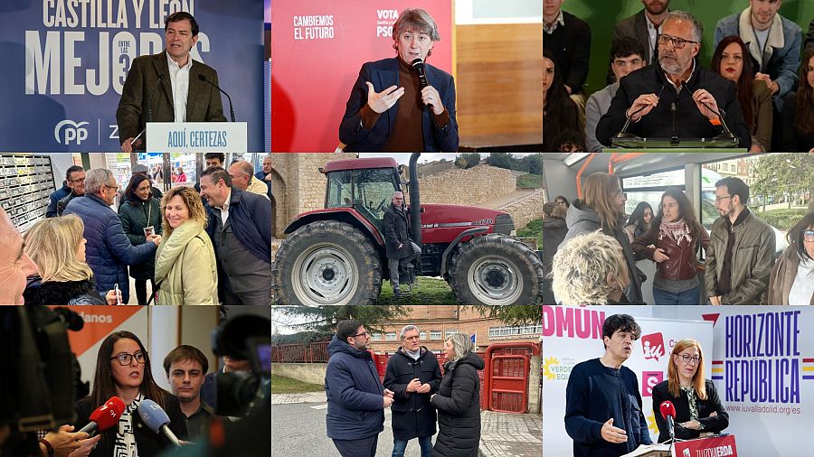 Los candidatos a la Presidencia de la Junta de Castilla y León.