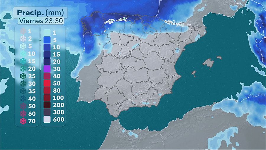 El tiempo hoy 13 de marzo.