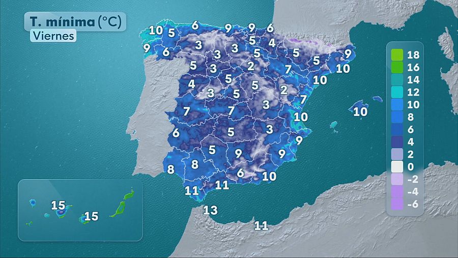 El tiempo hoy 13 de marzo en España.