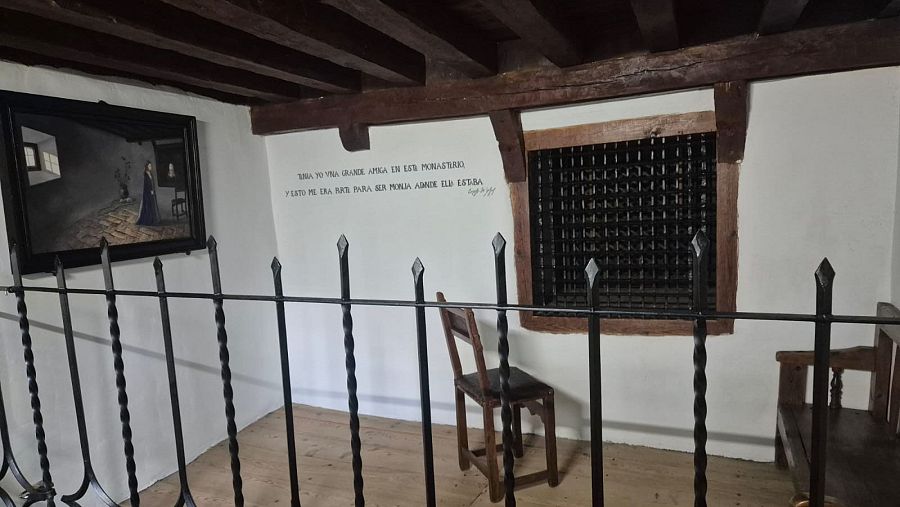 Locutorio del museo del Monasterio de la Encarnación.