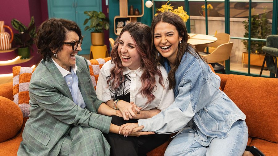 Sílvia Abril, Carolina Iglesias i Laura Escanes al programa 'I ara què?'