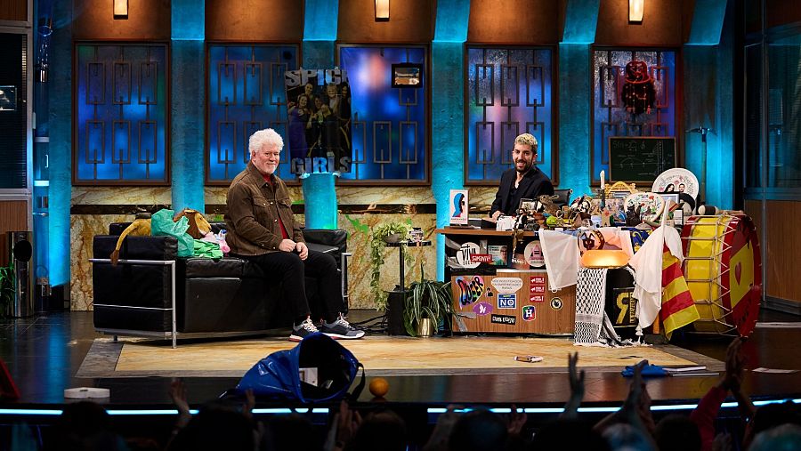 Pedro Almodóvar y Broncano, durante la entrevista