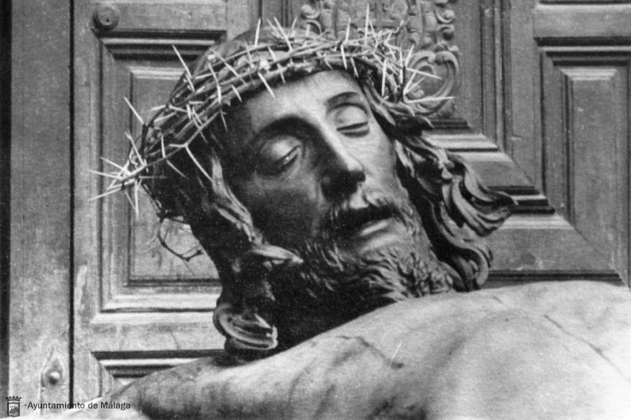 Imagen del Cristo de la Buena Muerte original de Pedro de Mena