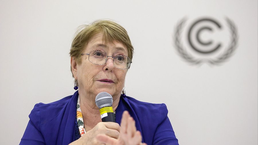 Michelle Bachelet, expresidenta de Chile y candidata a secretaria general de la ONU