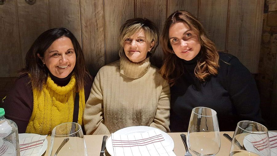 Yolanda, Mercedes y Cristina, tres mujeres afortunadas.