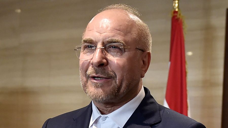 El presidente del parlamento de Irán, Mohamad Bagher Ghalibaf