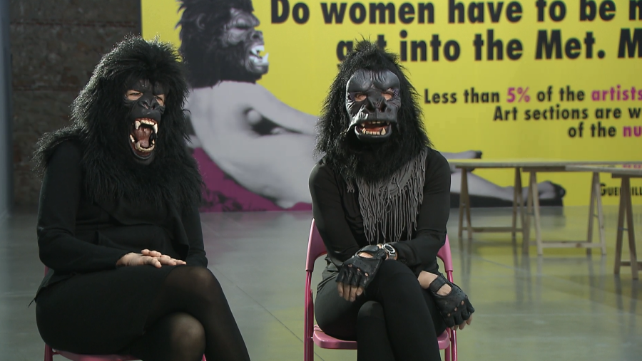 Guerrilla Girls en un momento de la entrevista para el monográfico de Metrópolis