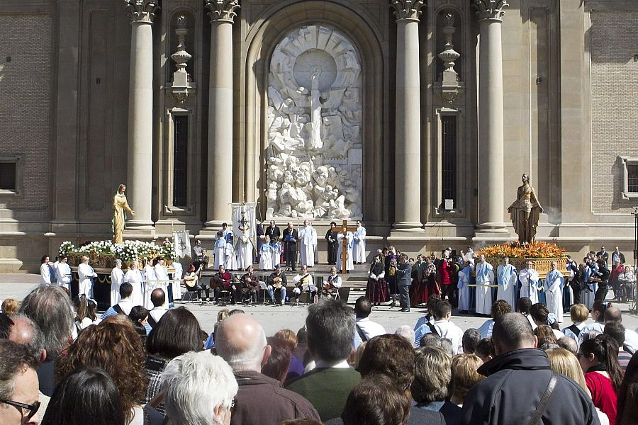 Momento del Encuentro Glorioso en Zaragoza