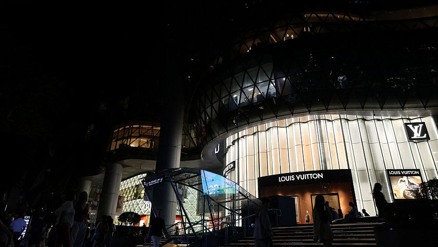 Distrito comercial de Orchard Road en Singapur