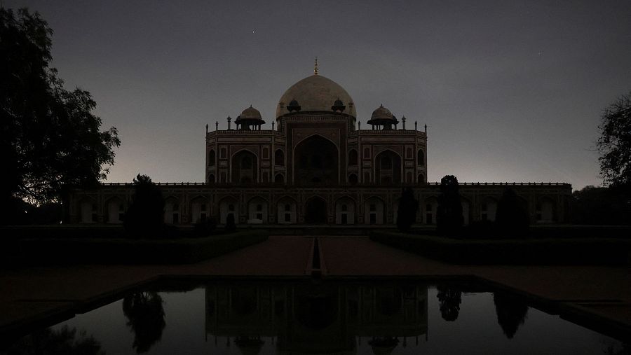 La tumba de Humayun, en Nueva Delhi, India