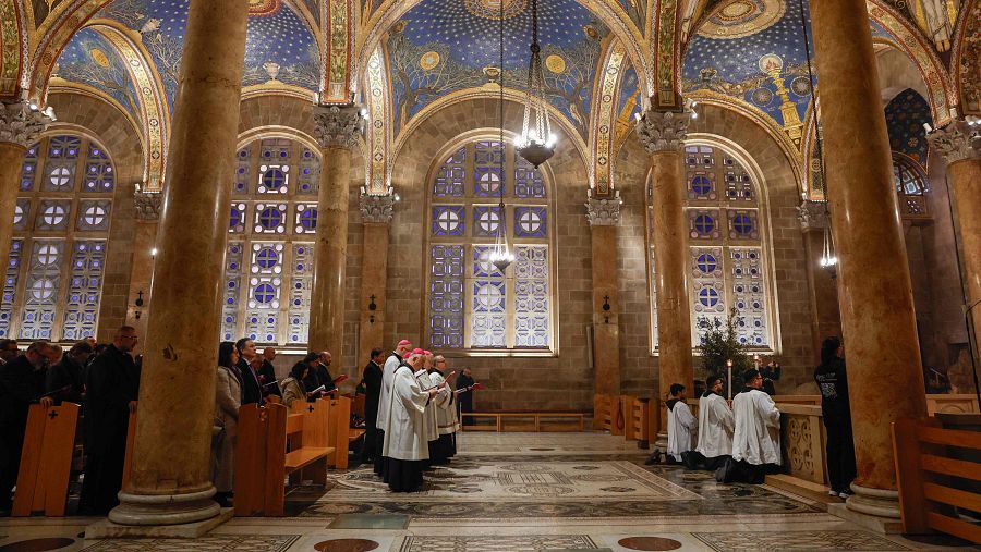 Misa del Domingo de Ramos en Jerusalén