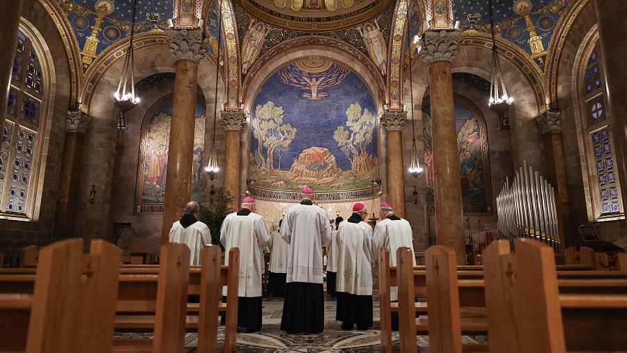 Misa del Domingo de Ramos en Jerusalén