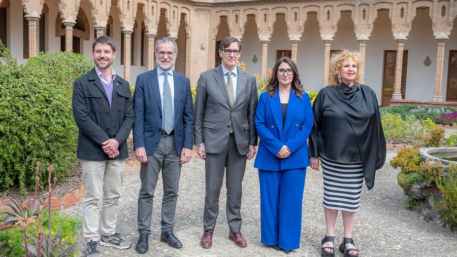 Pep Gorgori, Esteve Crespo, Salvador Illa, Sonia Urbano i Sílvia Tarragona