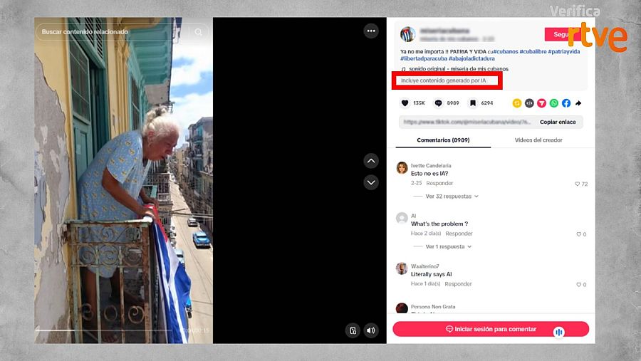 Tik Tok advierte que vídeos son generados con IA