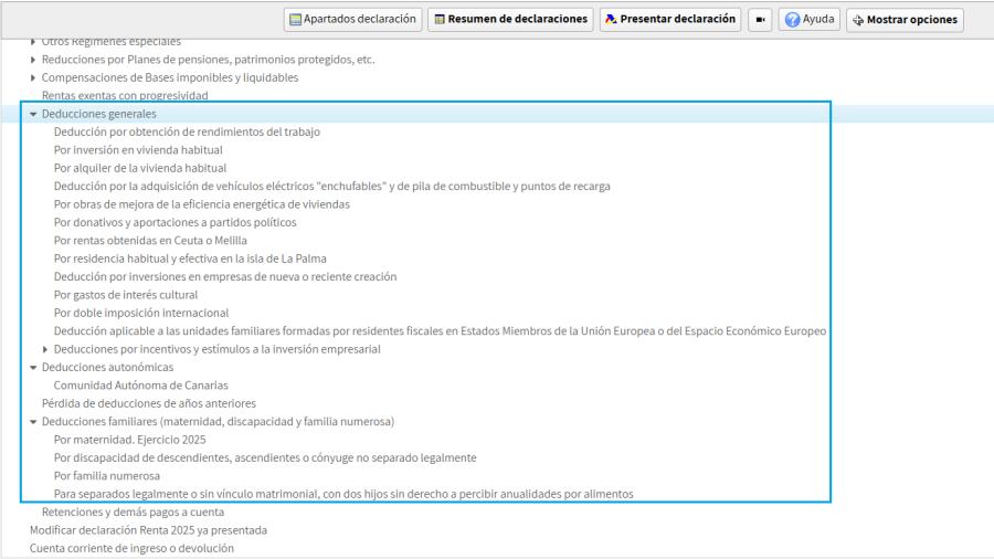 Qué son las deducciones y cómo pueden afectar a la declaración de la renta 2025