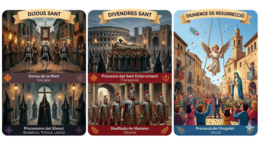 Setmana Santa a Catalunya: tradicions destacades