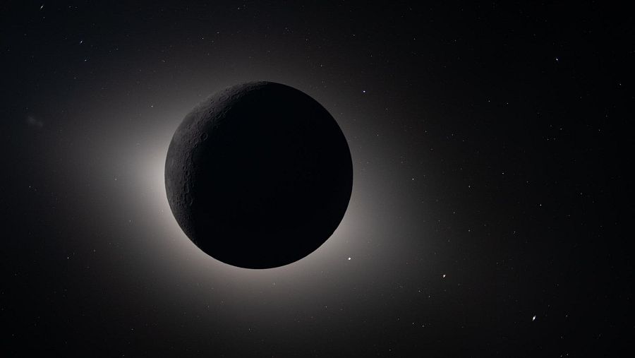 Eclipse del sol tras la Luna captado por Artemis II