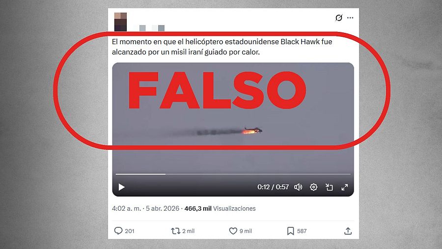 Vídeo de Siria en 2020 difundido falsamente como actual