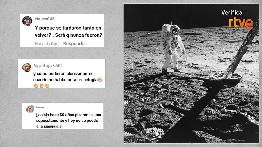 Edwin 'Buzz' Aldrin Jr, sobre la superficie lunar en 1969. 