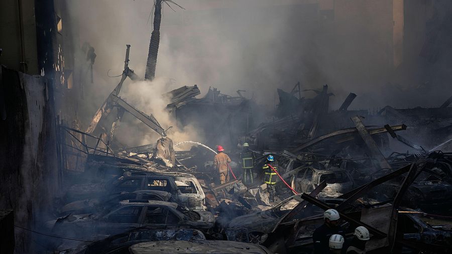 Israel bombardea Beirut pese a la tregua con Irán