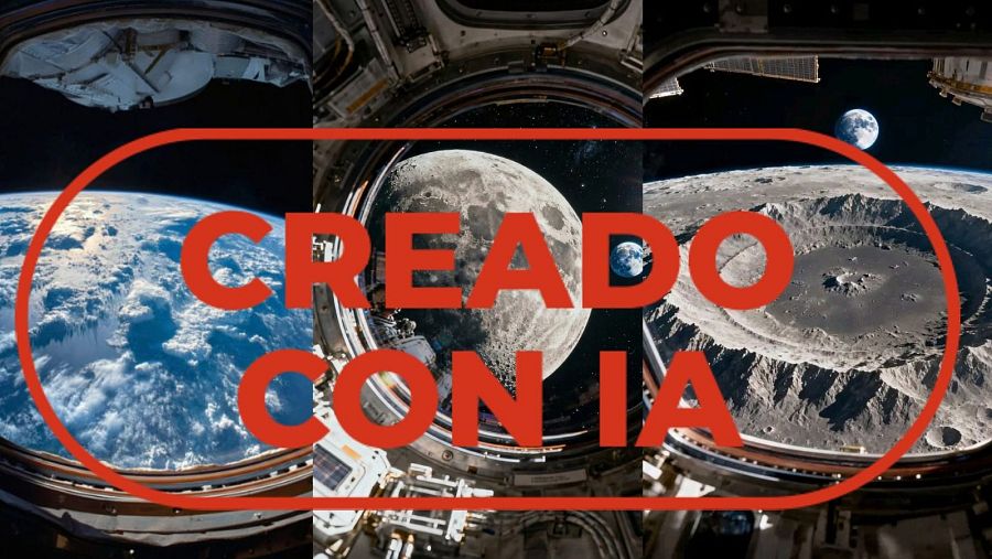 Imágenes generadas con IA que se difunden como reales