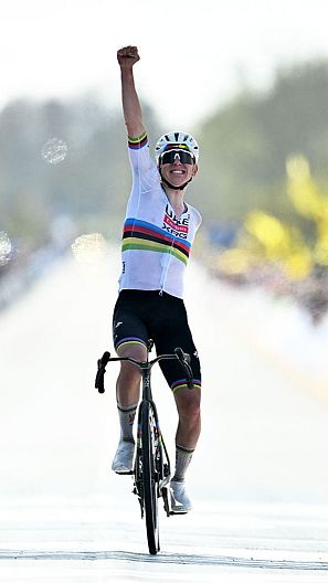 Pogacar ha ganado su tercer Tour de Flandes consecutivo.