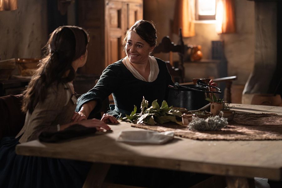 Pura y Petra en la cabaña