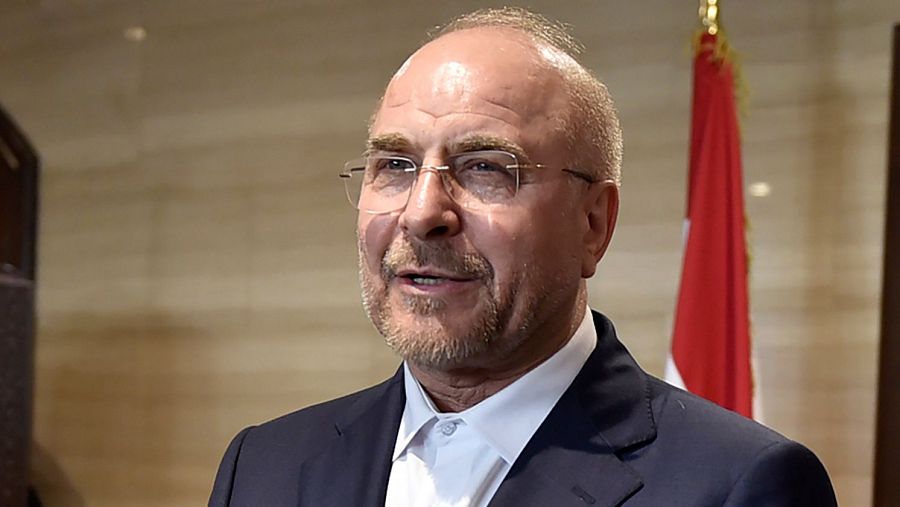 El presidente del Parlamento iraní, Mohammad Bagher Ghalibaf