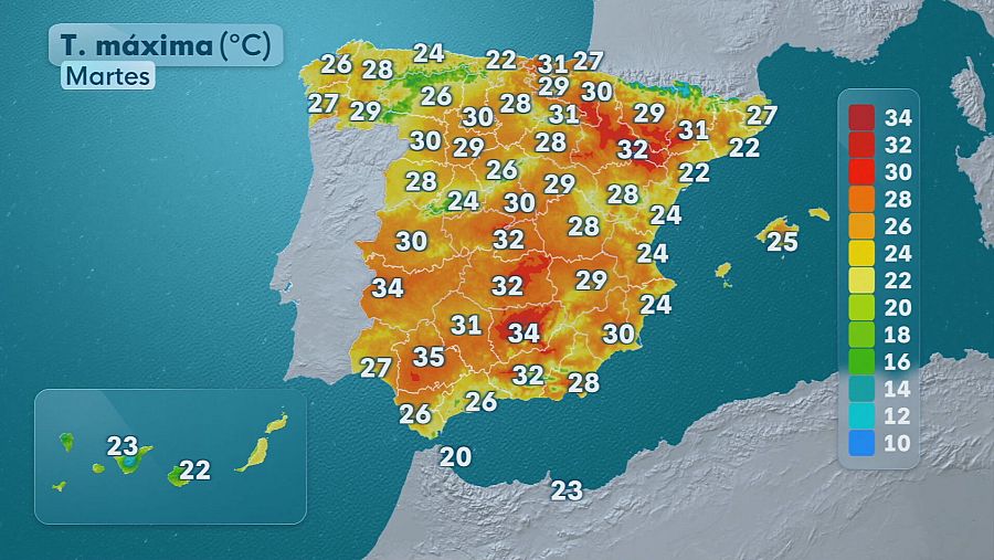 El tiempo hoy 21 de abril en España.