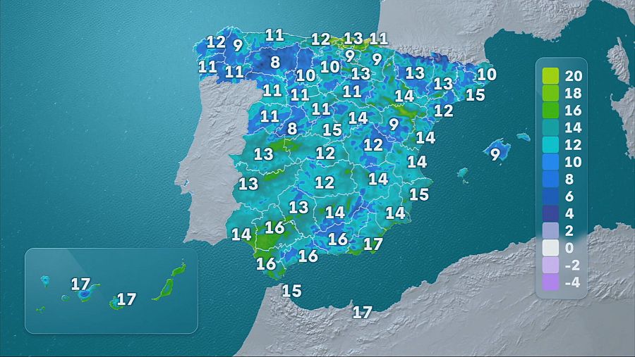 El tiempo hoy 22 de abril en España.