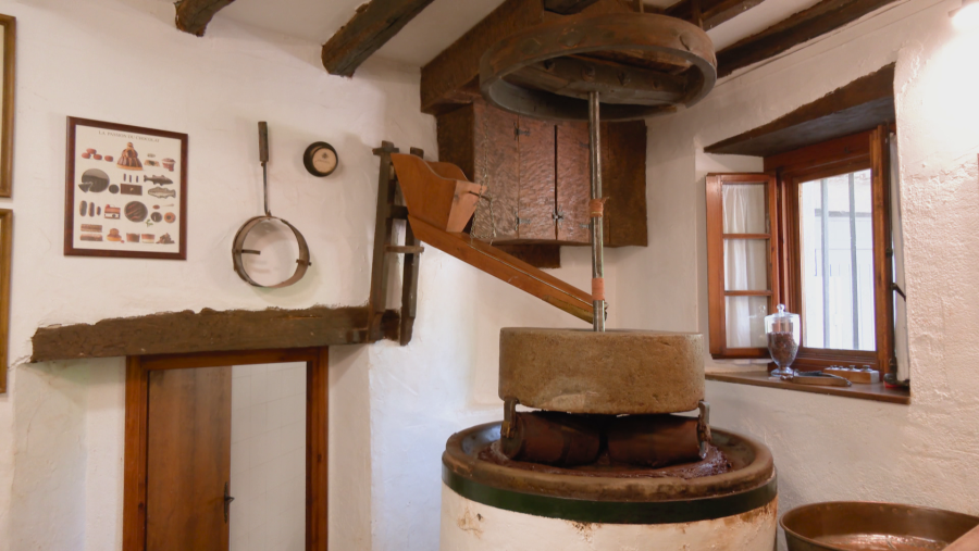 El molino de Chocolates Mendaro de 1850