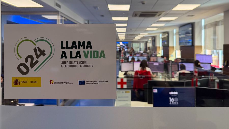 La línea de atención a la conducta suicida 024 es gestionada por Cruz Roja