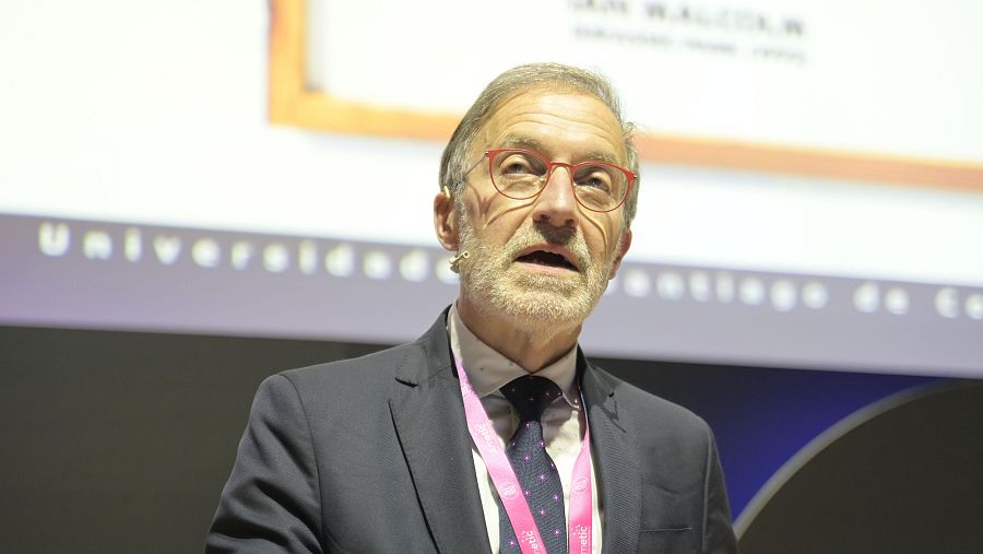 Senén Barro durante su intervención en el VI AMETIC AI Summit