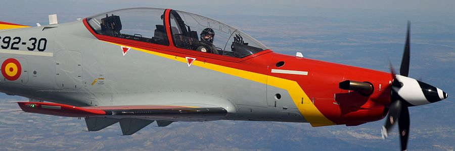 Doña Leonor en un vuelo en la Academia General del Aire