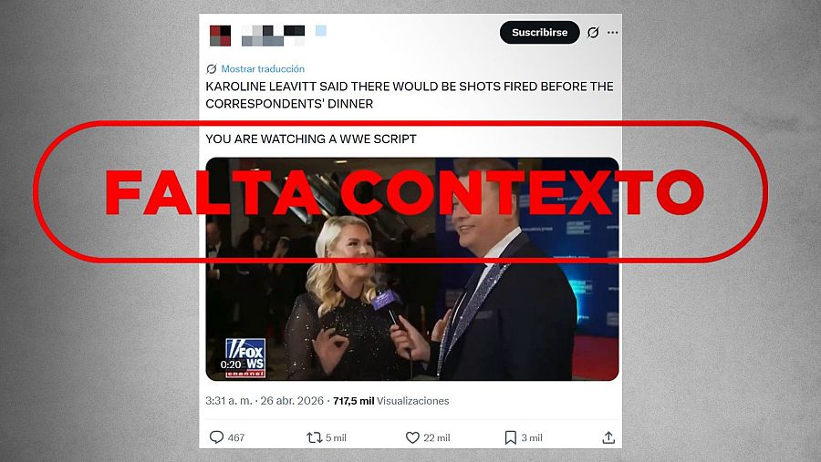 Mensajes que difunden una frase de Leavitt descontextualizada para trasladar la falsa idea de que predijo el atentado