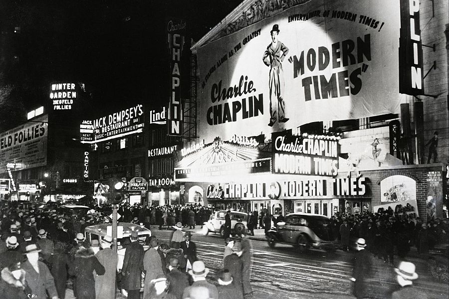 Chaplin et les Temps Modernes, La voie du silence