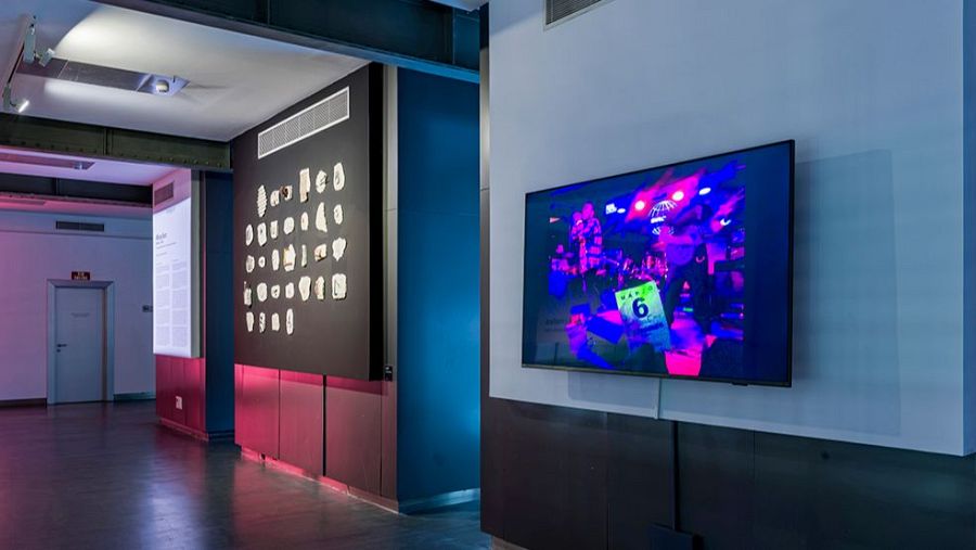 Vista exposición “Estratos” Miluca Sanz. CentroCentro, 2026