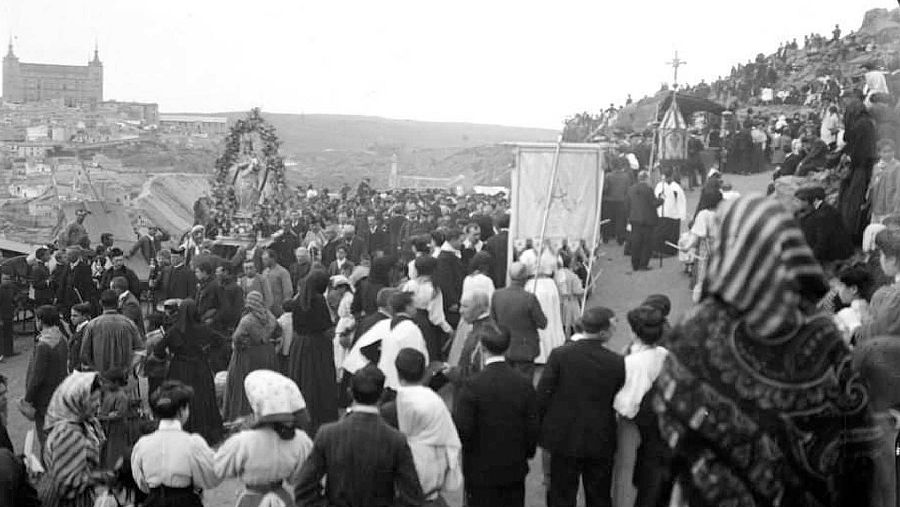 Romería del Valle a principios del siglo XX