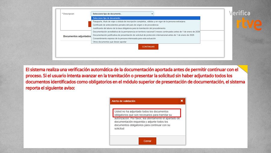 Explicación de la guía de Correos sobre la presentación de documentos en el sistema 'Mercurio'