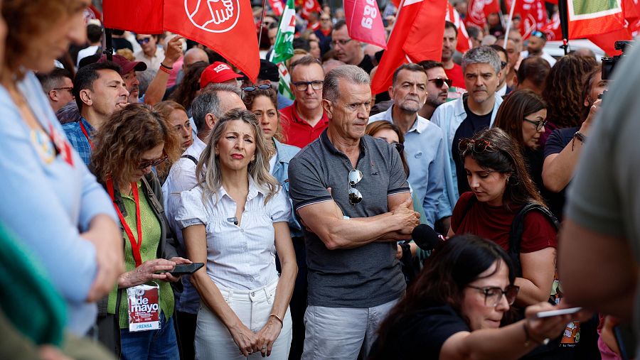 Manifestaciones del Día del Trabajo en España y el mundo, en imágenes