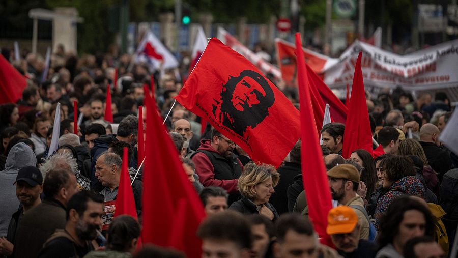 Manifestaciones del Día del Trabajo en España y el mundo, en imágenes
