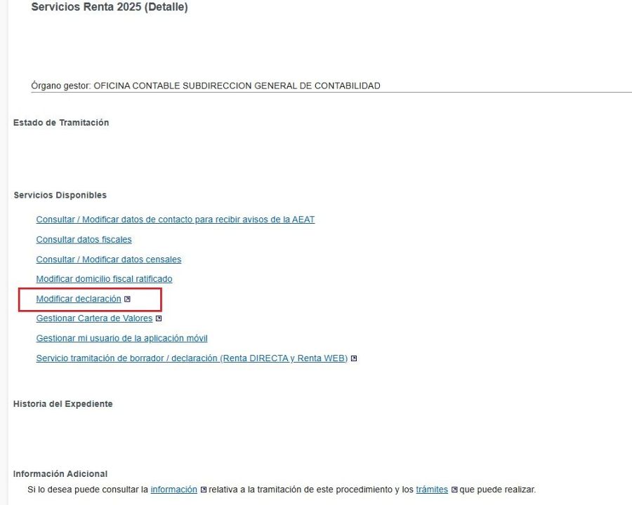 Renta 2025: cómo modificar mi declaración si tengo un error